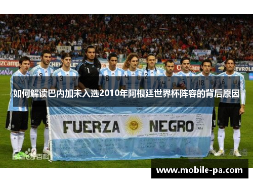 如何解读巴内加未入选2010年阿根廷世界杯阵容的背后原因