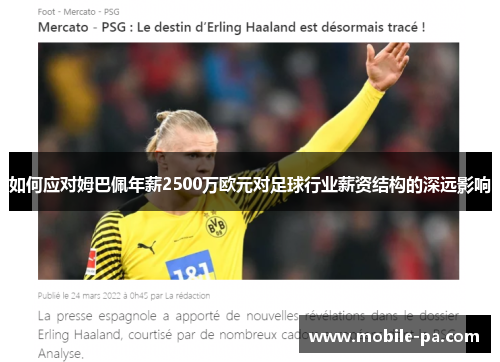 如何应对姆巴佩年薪2500万欧元对足球行业薪资结构的深远影响